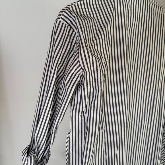 Everlane NWT black/White Shirt Dress - Picture 6 of 8